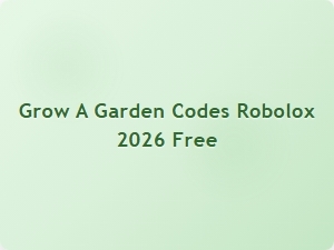 Grow a Garden Codes Roblox Free